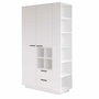 Hanah Home Armario Multiusos Blanco Frt1-W